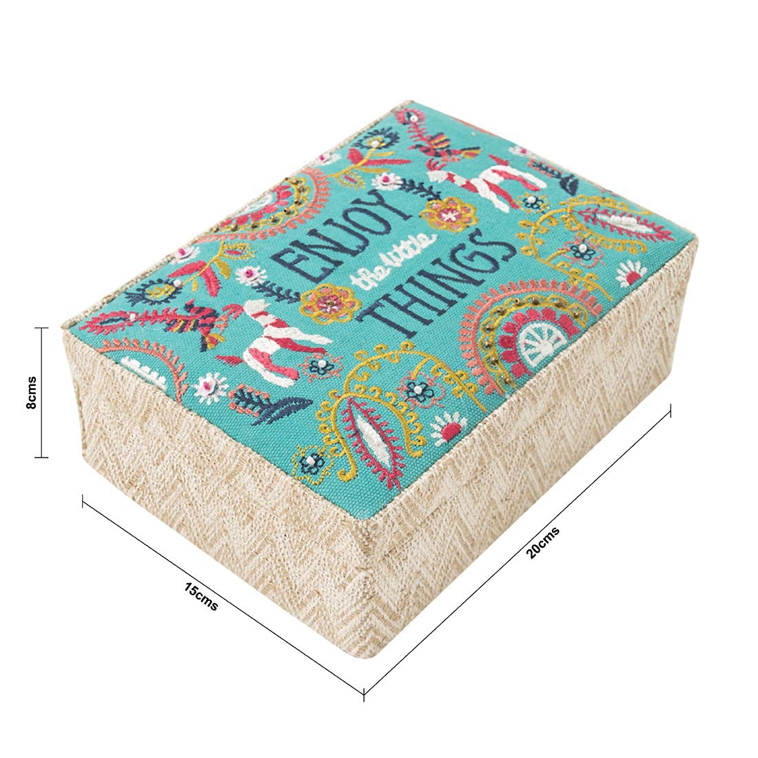 Orderly Ornamentals Teal Jewellery Box