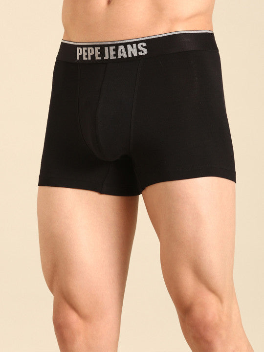 Pepe Jeans Mid Rise Ultra-Soft Trunk PPT01_BLACK