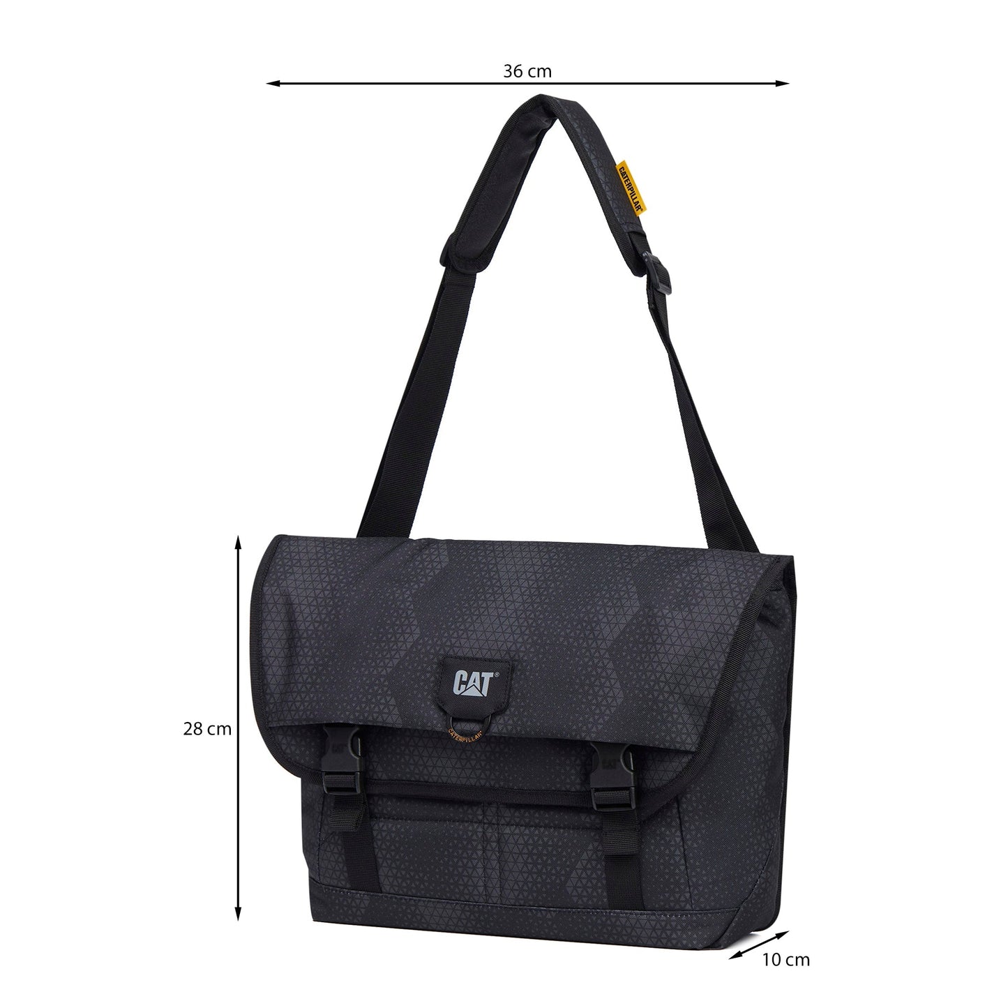 ROMAN MESSENGER BAG CASUAL BLACK UNISEX