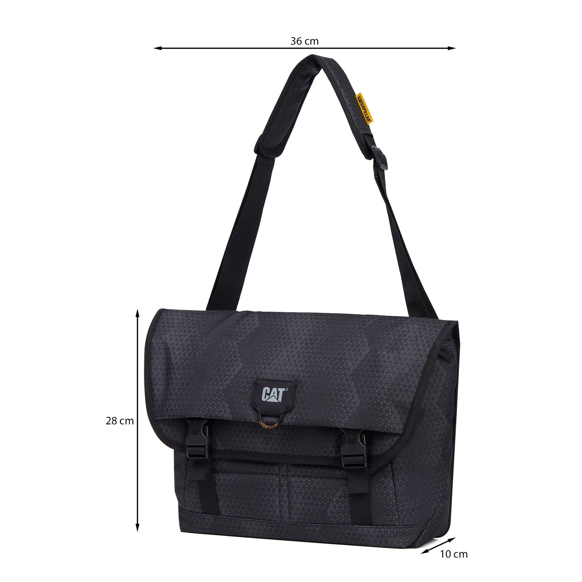 ROMAN MESSENGER BAG CASUAL BLACK UNISEX