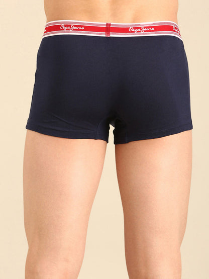 Pepe Jeans Men Cotton Mid-Rise Cotton Trunks - CLT03-01-TRB