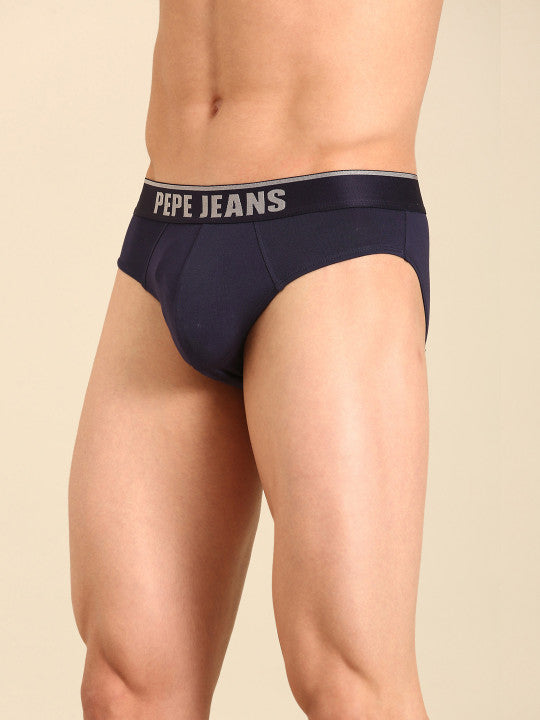 Pepe Jeans Men Navy Blue Brief PPB01NAVY S