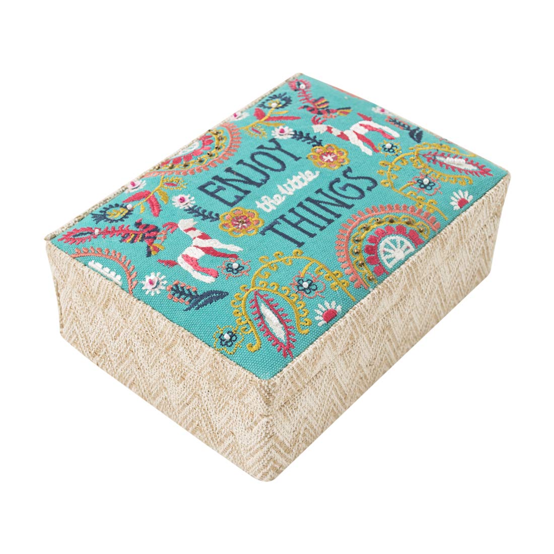 Orderly Ornamentals Teal Jewellery Box