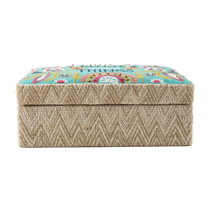 Orderly Ornamentals Teal Jewellery Box