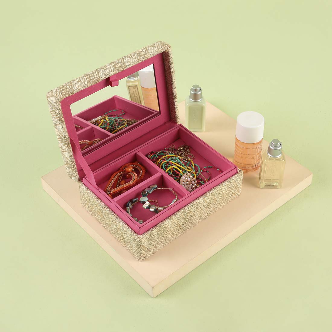 Orderly Ornamentals Teal Jewellery Box