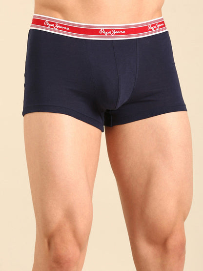Pepe Jeans Men Cotton Mid-Rise Cotton Trunks - CLT03-01-TRB