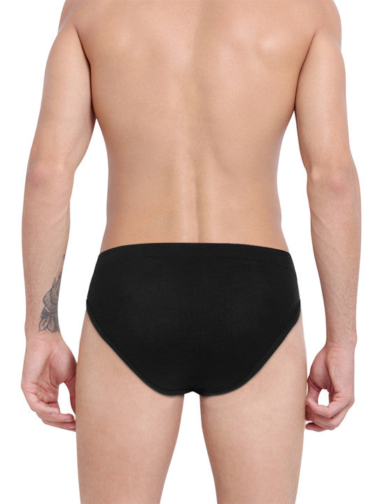 Pepe Jeans Men Pack of 2 Black Solid Briefs