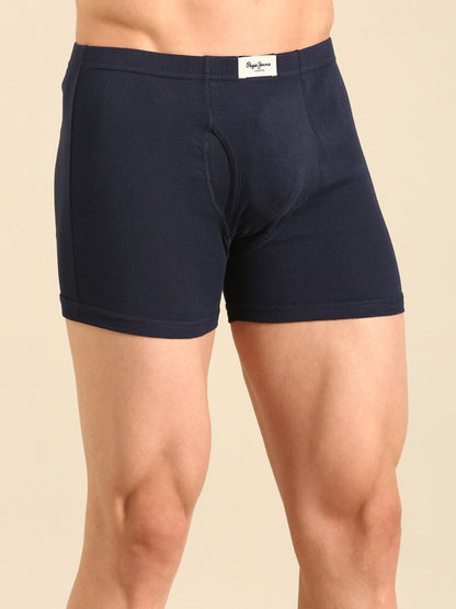 Pepe Jeans Men Pack of 2 Navy Blue Solid Trunks 8904311301097