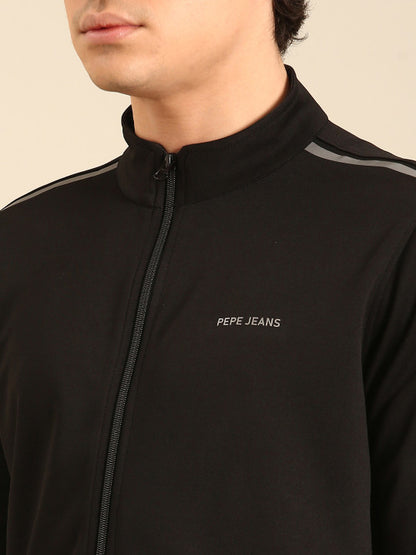Pepe Jeans Men Mock Collar Athleisure Tracksuits
