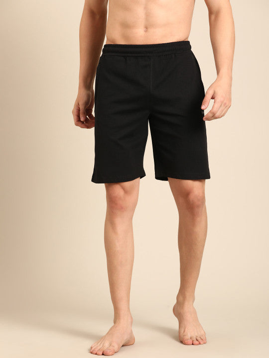 Men Mid-Rise Lounge Shorts