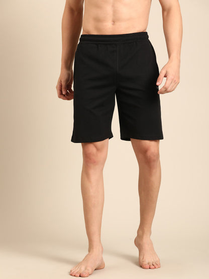 Men Mid-Rise Lounge Shorts