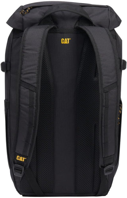 Caterpillar City Vibes Backpack 84752-01 - Zaino moderno da città con scomparto per computer portatile, robusto zaino per lavoro e tempo libero, 22 l, nero 