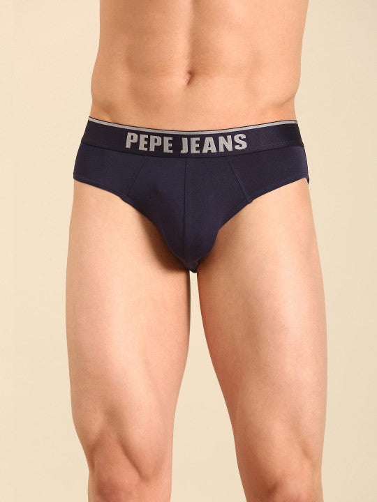 Pepe Jeans Men Navy Blue Brief PPB01NAVY S