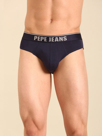 Pepe Jeans Men Navy Blue Brief PPB01NAVY S