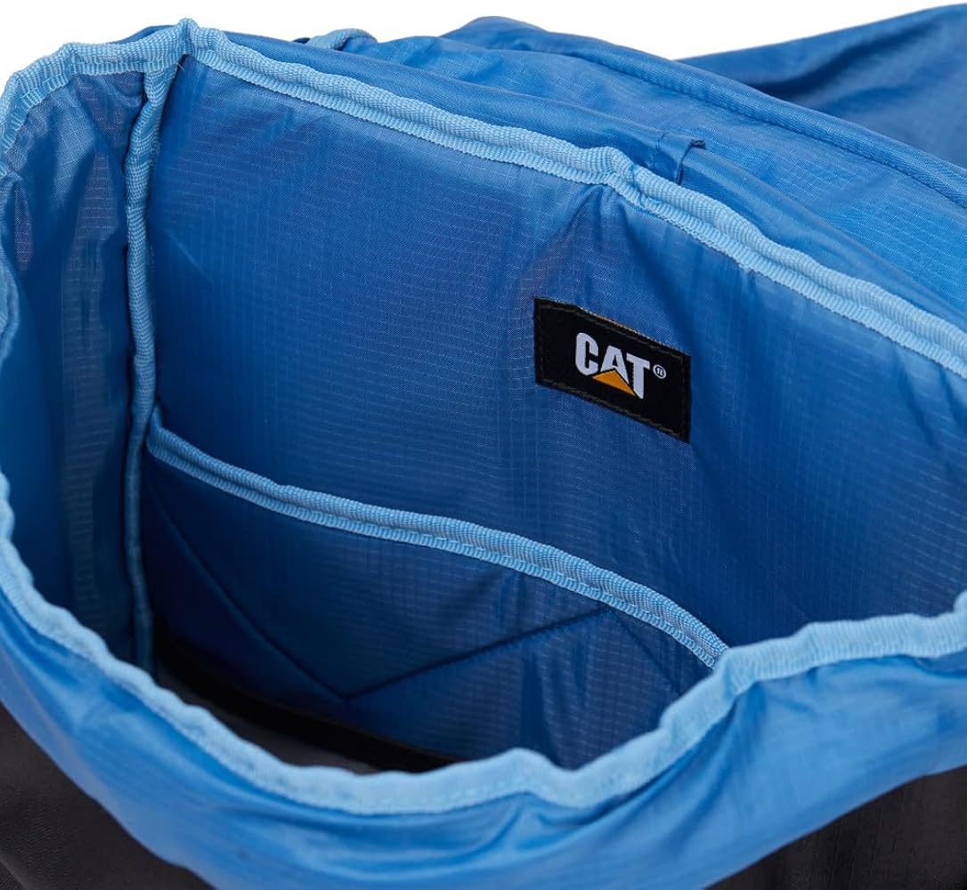 Caterpillar City Vibes Backpack 84752-01 - Zaino moderno da città con scomparto per computer portatile, robusto zaino per lavoro e tempo libero, 22 l, nero 
