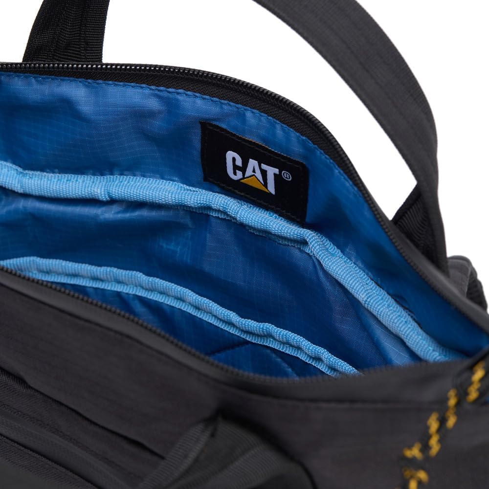 Cat er City Vibes S Backpack 84661-01 – Zaino compatto unisex – Robusto zaino da giorno in materiale ripstop 420D – Borsa a tracolla piccola da 13 l per tutti i giorni e i viaggi, Nero , Einheitsgröße