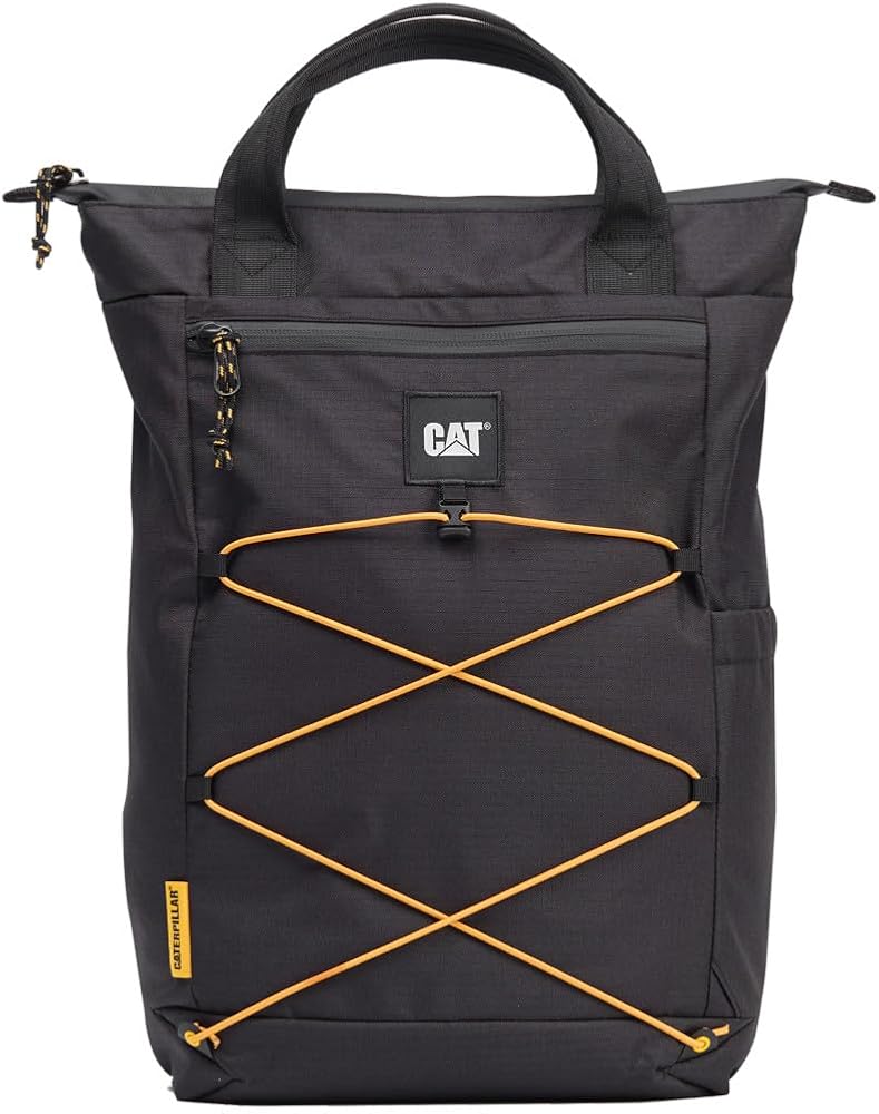Cat er City Vibes S Backpack 84661-01 – Zaino compatto unisex – Robusto zaino da giorno in materiale ripstop 420D – Borsa a tracolla piccola da 13 l per tutti i giorni e i viaggi, Nero , Einheitsgröße