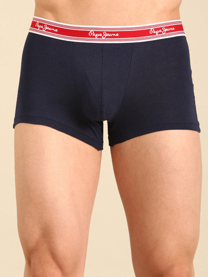 Pepe Jeans Men Cotton Mid-Rise Cotton Trunks - CLT03-01-TRB