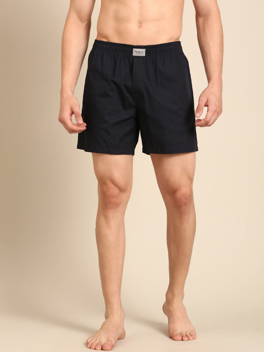 Pure Cotton Boxers CLLB02-01-Navy