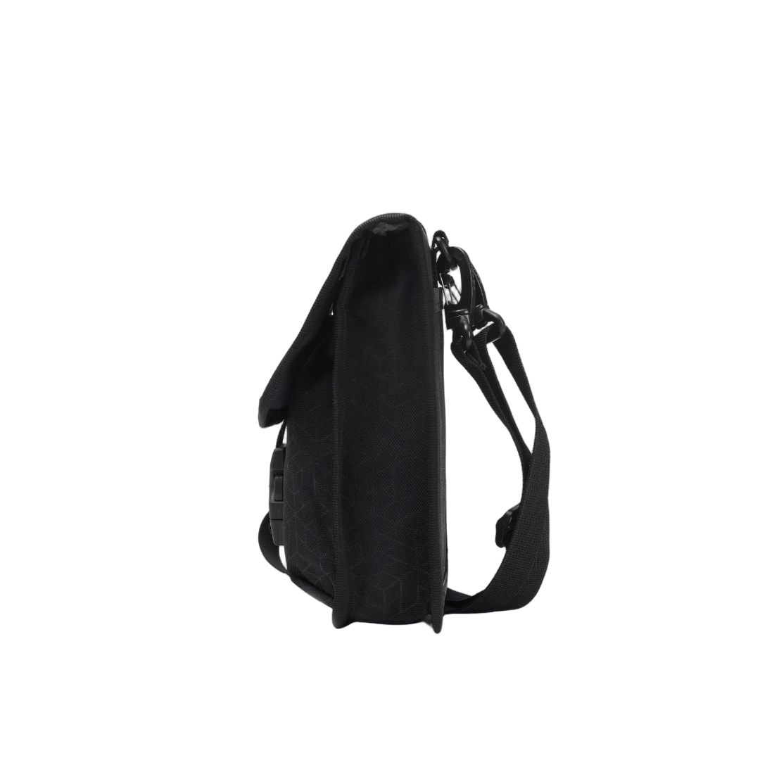 Caterpillar Millennial Classic Rhett Utility Bag Black Heat Embossed