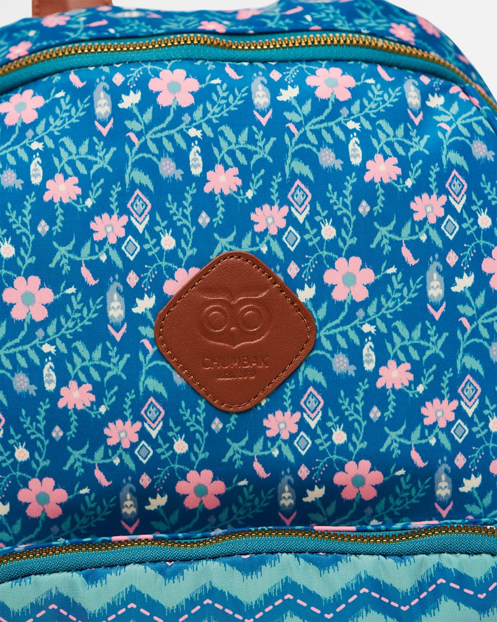 Vacay Floral Backpack-Teal