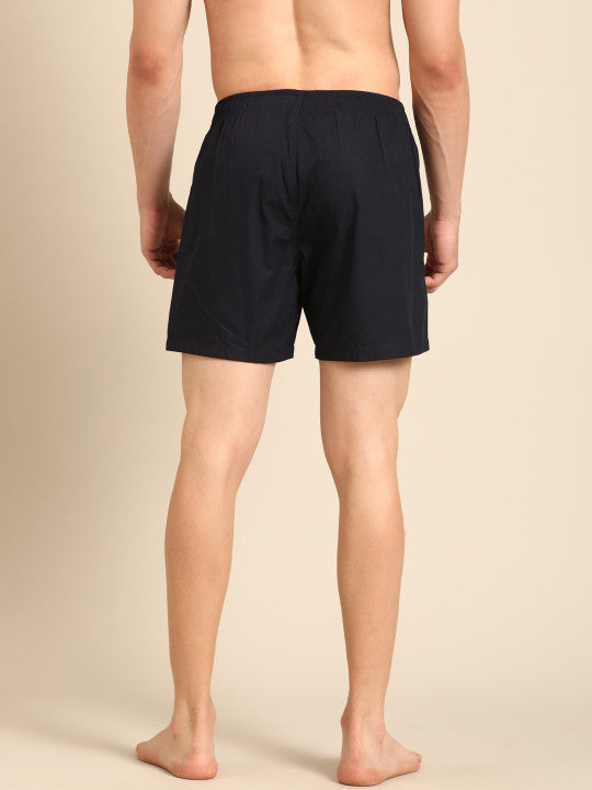 Pure Cotton Boxers CLLB02-01-Navy