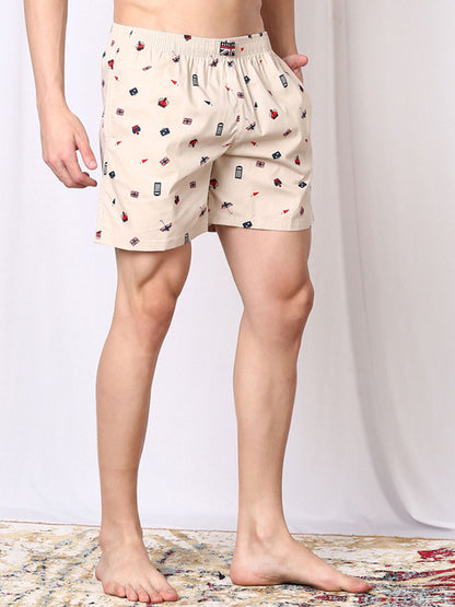 Pepe Jeans Men Printed Cotton Boxer