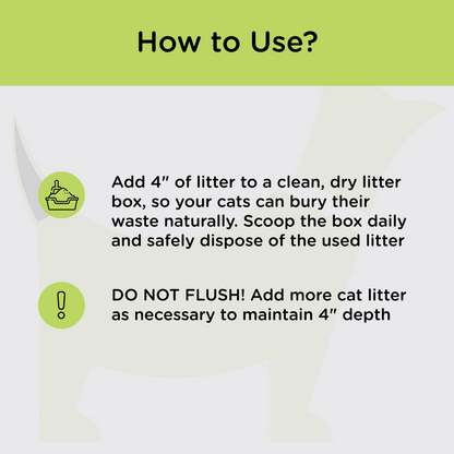 Petcrux Lemon Scented Eco Clumping Cat Litter