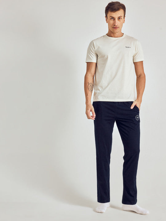 Pepe Jeans Men Mid Rise Cotton Lounge Pants