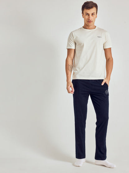 Pepe Jeans Men Mid Rise Cotton Lounge Pants