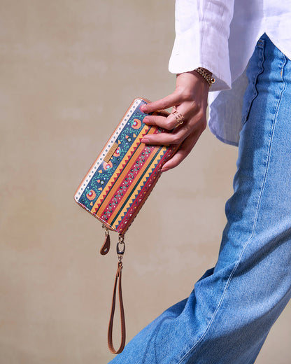 The Jaipur  Wallet - Floral | Digital Nomad