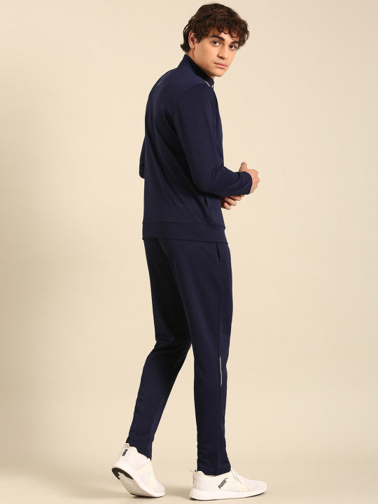 Pepe Jeans Brand Logo Printed Mock Collar Tracksuit