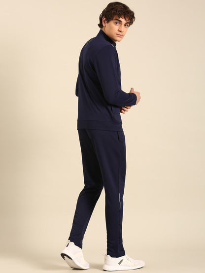 Pepe Jeans Brand Logo Printed Mock Collar Tracksuit