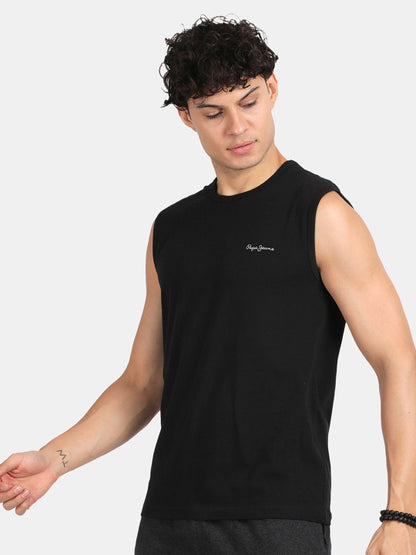 Pepe Jeans Cotton Sleeveless Lounge T-shirt