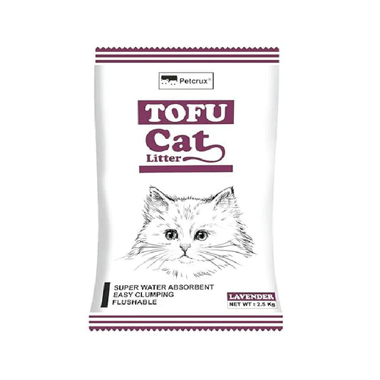 Petcrux Exclusive Organic Tofu Cat Litter 6 L = 2.5 Kg (Lavender, 2.5kg)