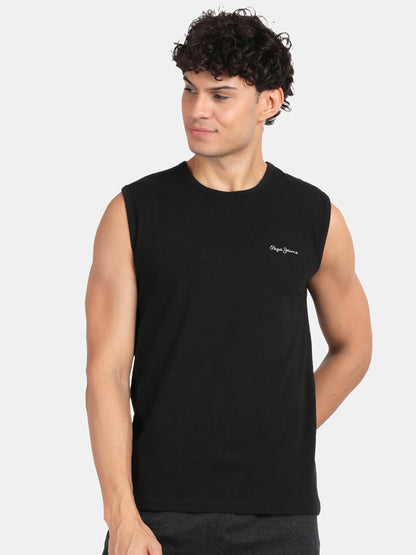 Pepe Jeans Cotton Sleeveless Lounge T-shirt