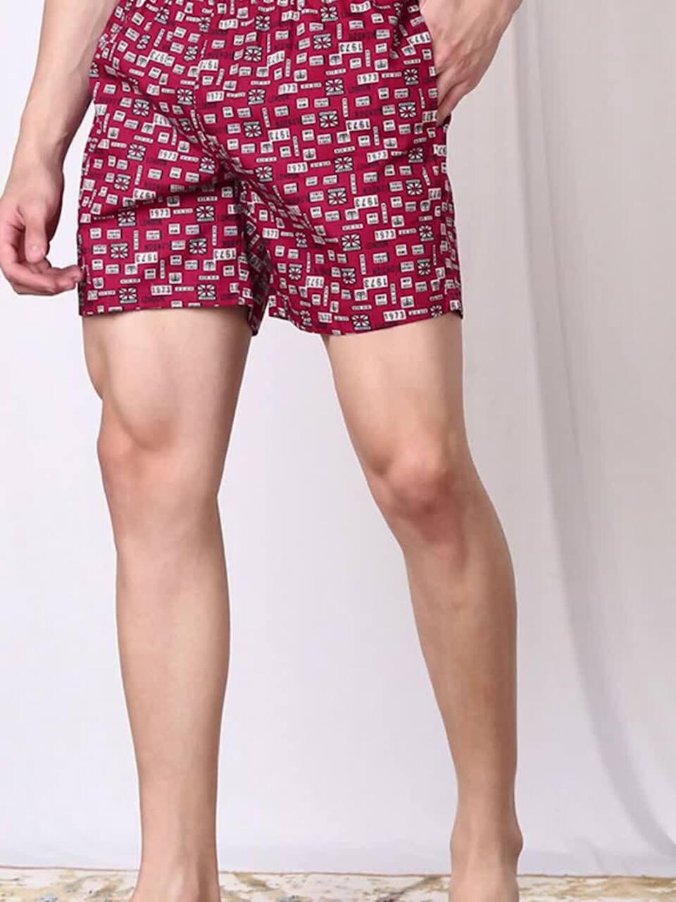 Pepe Jeans Men Geometric Printed Breathable Cotton Boxers