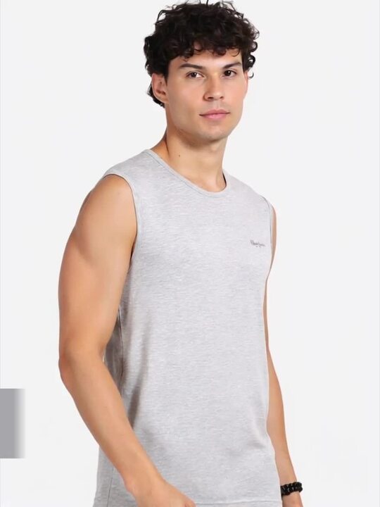 Pepe Jeans Sleeveless Cotton Lounge Tank Tshirt